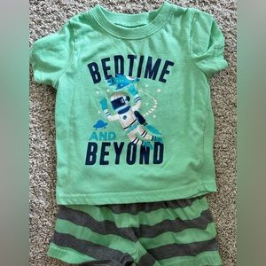 18 month short sleeve & shorts PJ set